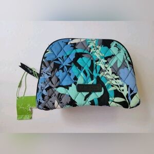 Vera Bradley Medium Zip Cosmetic Bag Camofloral NWT